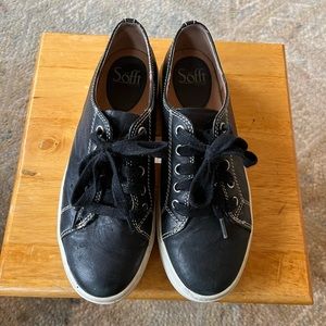 Sofft leather lace up sneakers